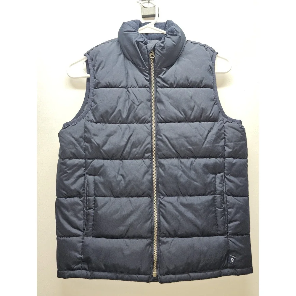 Gap Kids Puffer Vest‎ Size Medium Navy Fall Basics Gorpcore